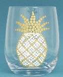 Pineapple Wine Glass