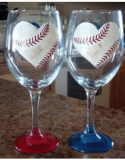 Baseball Wine Glass DetailsForm