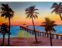 Pier At Dusk DetailsForm 2